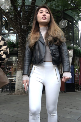 4K-超级紧身白裤极品街拍圆臀美女姐姐第二集 [643 MB]