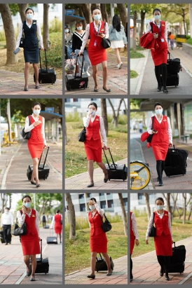 YC080空乘基地扫街二期248P