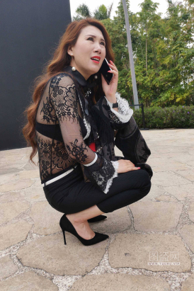 心灵街拍时装周高跟鞋美女36期