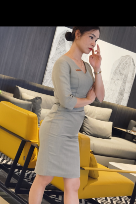 4K 视频 灰色套装 OL 肉色 400M