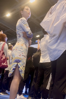 近距离拍摄海航代言人